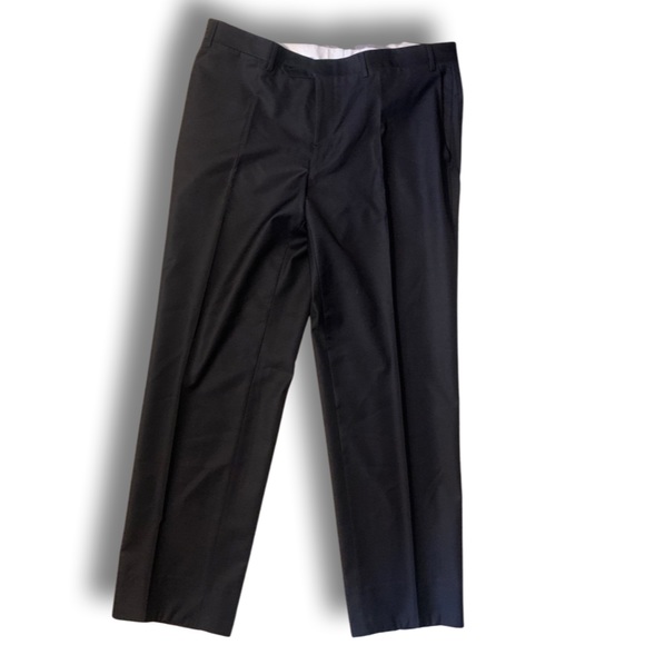 Harry Rosen Charcoal Tessuto Wool Trousers - Picture 1 of 6